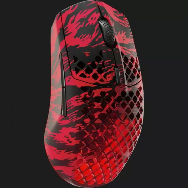 Миша SteelSeries Aerox 3 Wireless Faze Clan Edition (Red/Black) (EU)