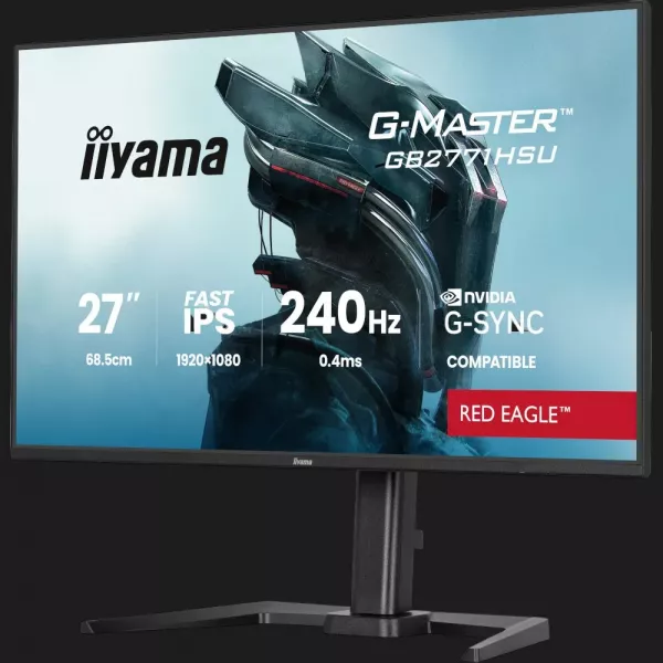 Монітор iiyama 27" IPS 240Hz GB2771HSU-B1 (UA)