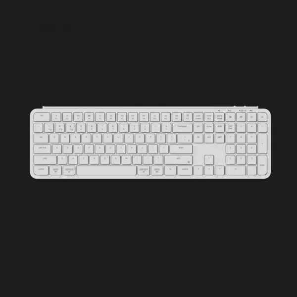 Клавіатура мембрана Keychron B6 Pro Ivory (White) (B6P-K8-UA)