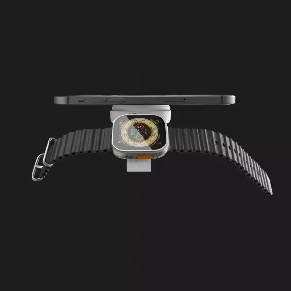 Безпровідна зарядка Zens 2-in-1 MagSafe + Watch Travel Charger (White) (ZEDC24W/00)