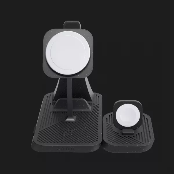 Безпровідна зарядка Zens 4-in-1 Modular Wireless Charger with iPad Charging Stand (ZEAPM03/00) (Black)
