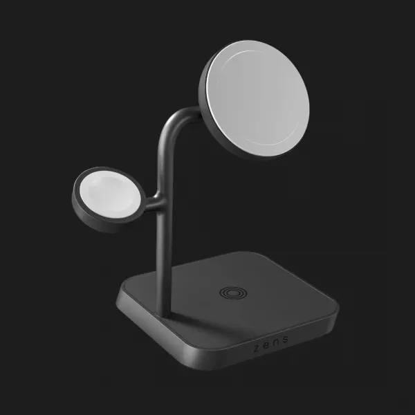 Безпровідна зарядка Zens 4-in-1 MagSafe + Watch Wireless Charging Station (ZEAPDC01/00) (Black)