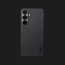 Чохол Pitaka Ultra-Slim Case для Samsung S25 (Black/Gray Twill)