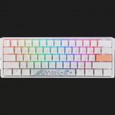 Клавіатура ігрова Ducky One 3 Mini Cherry MX Silent red RGB (White) (UA)