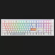 Клавіатура ігрова Ducky One 3 Cherry MX Silent red RGB (White) (UA)