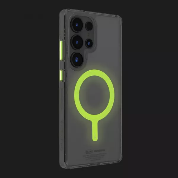 Чохол SkinArma Saido Niteglow with Mag-Charge для Samsung S25 Ultra (Green) (SK-525U-SDOGLOW-GRN)