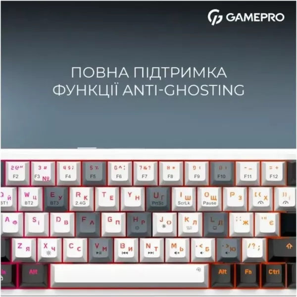 Клавіатура GamePro Asgard Valhalla (MK210W Pro) (White) (UA)